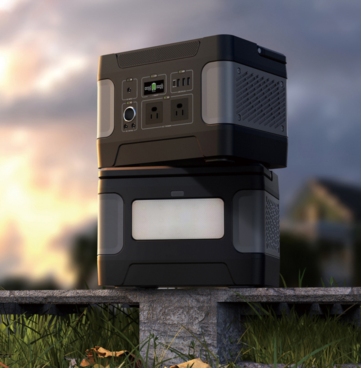 Gerador solar à prova de calor de 600 W para energia de reserva doméstica